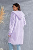 Red Double Take Full Size Hooded Teddy Bear Jacket with Thumbholes Ultra-Cozy & Stylish Comfortable Outerwear by Stevvex