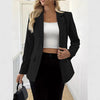 Long-Sleeve Single-Button Jacket – 4 Colors, S–3XL by FitiqueFit