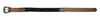 Western Stitch Genuine Suede & Hand Tooled Leather Belt -Black by Neon Spur
