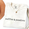 Coffee & Poodles T-Shirt by EnjoyMyDesign LLC