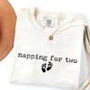 Napping For Two - Funny Pregnancy T-Shirt by EnjoyMyDesign LLC