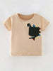 Children's Dinosaur Pocket Round Neck T-Shirt by Simply Love