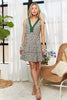 Lace Detail V-Neck Sleeveless Mini Dress For Women – Romantic, Elegant, Feminine, Stylish, Sophisticated Charm by Stevvex