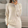 Women's Solid Color 3D Floral Embroidered Sweater by FitiqueFit