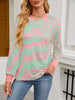 Striped Long Sleeve Casual T-Shirt by Simply Love