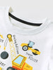 Children's Construction Vehicle Long Sleeve T-Shirt by Simply Love