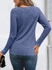 Ribbed Long Sleeve T-Shirt by Simply Love