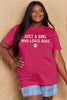 Simply Love Full Size Dog Paw Graphic Cotton T-Shirt by Simply Love
