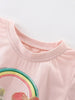 Children's Cute Cartoon Flower Print Short Sleeve T-Shirt by Simply Love
