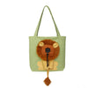 Soft Pet Carriers Lion Design Portable Breathable Bag Cat Dog Carrier Bags Outgoing Travel Pets Handbag With Safety Zippers by My Store