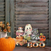 Halloween Wreath Autumn Door Decoration Wall Decoration by My Store