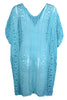 Cutout V-Neck Cover-Up with Tassel