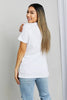Simply Love OCEAN AIR & WAVY HAIR Graphic Cotton T-Shirt by Simply Love