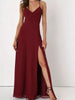 Crisscross Back Slit Maxi Dress by Wild and Free Boutique