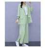 Long Sleeve Suit Jacket & Pants Two-Piece Set – 3 Colors, M–6XL by FitiqueFit