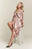 Printed V-Neck Batwing Sleeve Summer Dress For Women – Vibrant Print, Chic & Relaxed, Flattering, Effortlessly Stylish by Stevvex