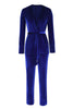 Tie Front Long Sleeve Top and Pants Set