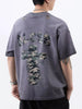 Men's Plus Size Distressed Camo Cross Graphic T-Shirt by Simply Love