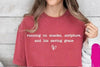 Running on Snacks, Scripture & His Saving Grace Graphic Tee by Anchored Grace Boutique