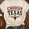 Choosin Texas Graphic Tee by Anchored Grace Boutique