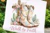 Walk by Faith Graphic Tee by Anchored Grace Boutique