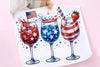 Red White & Wine Graphic Tee by Anchored Grace Boutique