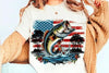Fish Flag Graphic Tee by Anchored Grace Boutique
