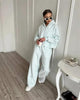 Women’s Sportswear Set Solid Color Cardigan Set by FitiqueFit