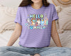 Hello Summer Graphic Tee by Anchored Grace Boutique