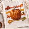 Pumpkin Stripes Graphic Tee by Anchored Grace Boutique