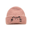 Women’s Cute Cat Line Design Knitted Hat – Warm Fall & Winter Beanie by FitiqueFit