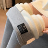 Women’s Lambswool Fleece-Lined High-Waist Winter Leggings by FitiqueFit