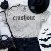 crashout embroidered color blast tshirt by Madness & Mayhem LLC