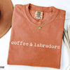 Coffee & Labradors T-Shirt by EnjoyMyDesign LLC