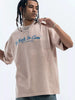Men's Washed Graphic Oversized T-Shirt by Simply Love