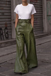 High Waist Wide Flare Pants