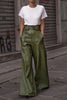 High Waist Wide Flare Pants