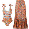 Ethnic Style One-piece Swimsuit For Women Beach Suit by FitiqueFit