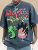 Men's Graphic Vintage Washed T-Shirt by Simply Love