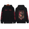 Printed Zipper Sweater Unisex Hoodie Coat by FitiqueFit