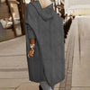 Women's Textured Hooded Longline Jacket by FitiqueFit