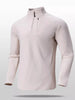Men's Lightweight Long Sleeve Active T-Shirt with Zipper by Simply Love