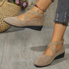 Elastic Band Platform Wedge Pumps – 6 Colors EU 35–43 by FitiqueFit