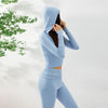 Long Sleeve Sweater And High Waist Long Pants Set by FitiqueFit