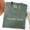Custom Text T-Shirt - Personalized Comfort Colors Tee by EnjoyMyDesign LLC