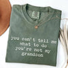 You Can't Tell Me What to Do - Funny Grandson T-Shirt by EnjoyMyDesign LLC