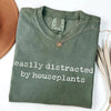Easily Distracted by Houseplants - Plant Lover T-Shirt by EnjoyMyDesign LLC