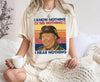 Sergeant Schultz "I Know Nothing" Vintage T-Shirt – Classic Hogan's Heroes Tee for TV Fans by Dog Mom Hat