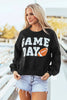 GAME DAY Round Neck Long Sleeve Sweatshirt by Wild and Free Boutique