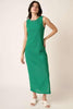 New Side Slit Round Neck Sleeveless Dress For Women – Elegant, Timeless, Chic, and Versatile Summer Dress For Any Occasion by Stevvex